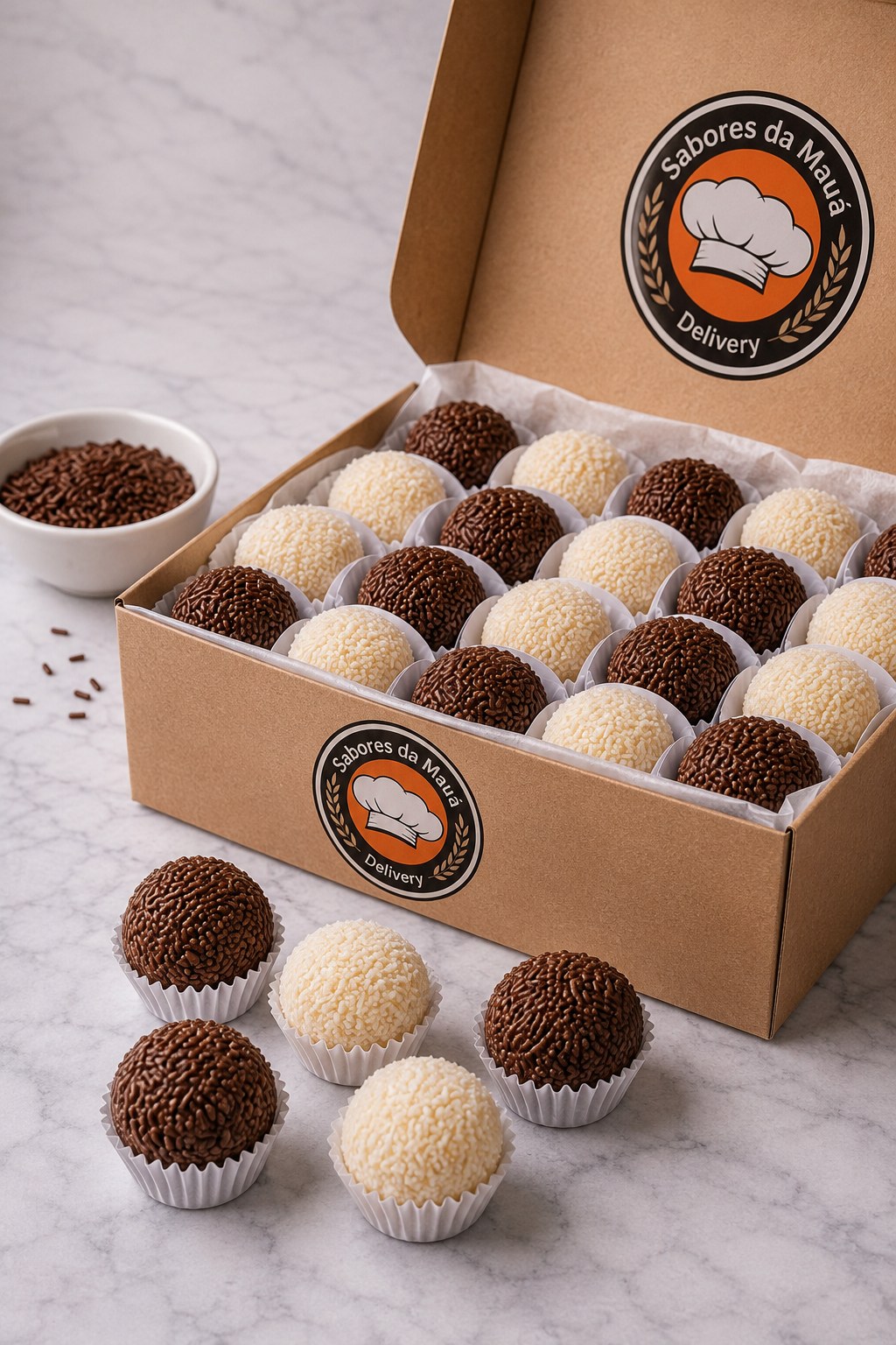 Brigadeiros Sortidos sem Recheio