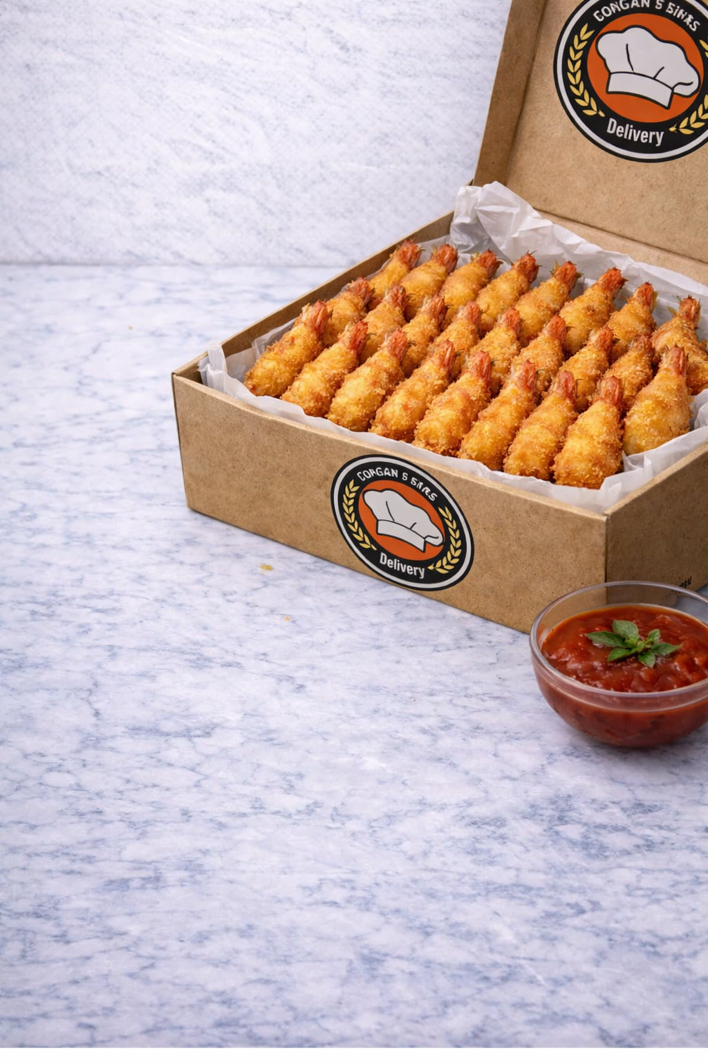 10 Camarões Recheados