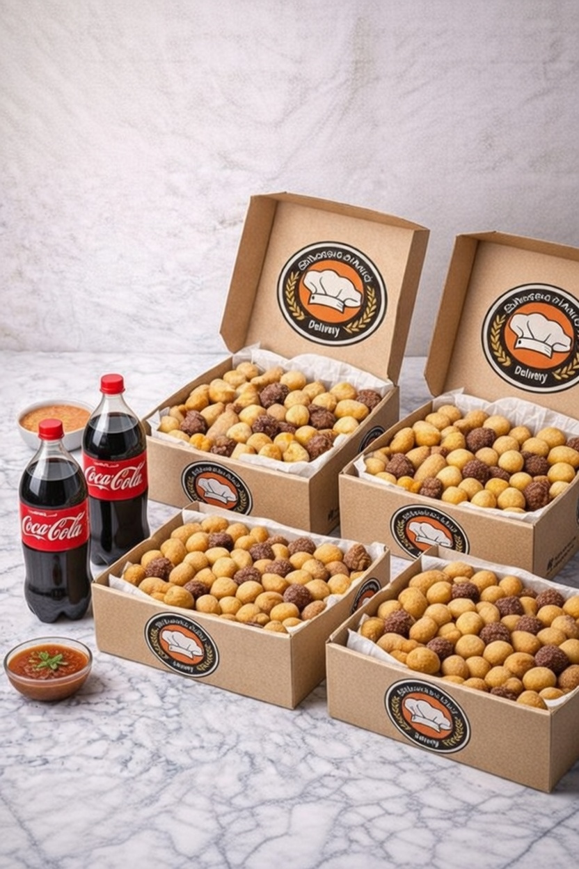 Combo 200 Salgadinhos + 2 Coca-Cola 2L