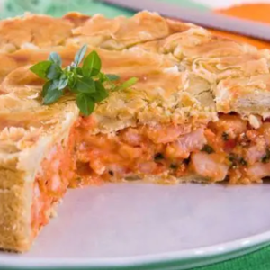 Empadão de Camarão com Catupiry (4–6 porções) | Promoção Imperdível