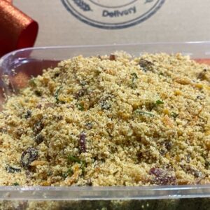 Farofa Premium (500g) | Farinha, Bacon, Abacaxi Caramelizado, Castanhas, Salsinha e Especiarias